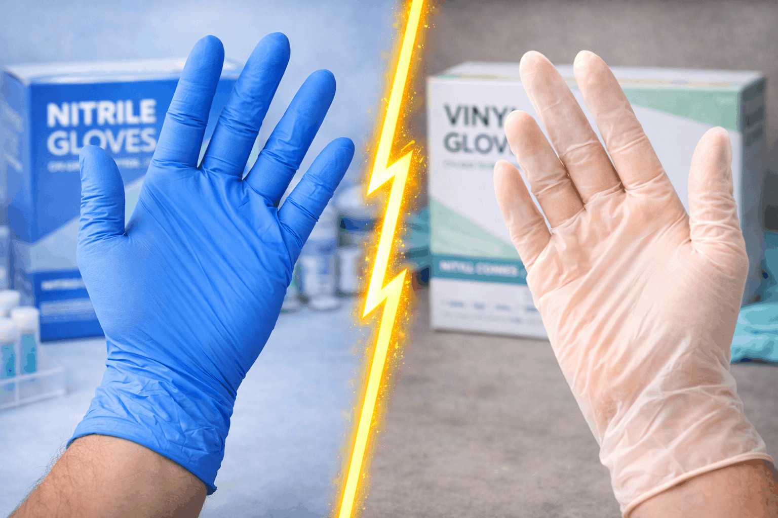 ნიტრილის vs ვინილის ხელთათმანები რომელი ჯობს ბიზნესისთვის ფასი ონლაინ ყიდვა თბილისი