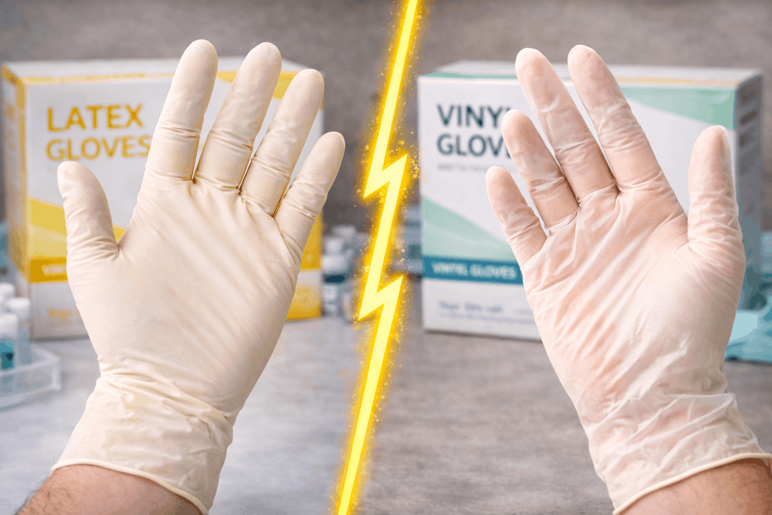 ლატექსი vs ვინილი ხელთათმანები ფასი შედარება ონლაინ ყიდვა თბილისი