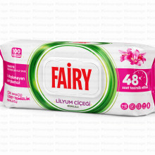 FAIRY უნივერსალური საწმენდი სველი ხელსახოცი 100ც Lily