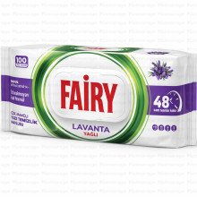 FAIRY უნივერსალური საწმენდი სველი ხელსახოცი 100ც ლავანდა