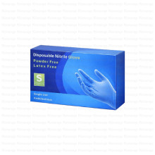 PULIN ნიტრილის სამედიცინო ხელთათმანები ლურჯი S