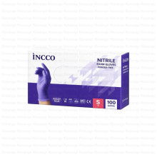 INCCO, ნიტრილის სამედიცინო ხელთათმანები, ლურჯი, S
