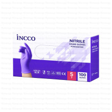 INCCO, ნიტრილის სამედიცინო ხელთათმანები, ლურჯი, S