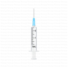შპრიცი რ/დგ 5ml, 22Gx1 1/4 Luer lock