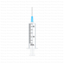 შპრიცი რ/დგ 20ml, 20Gx1 1/2 Luer lock